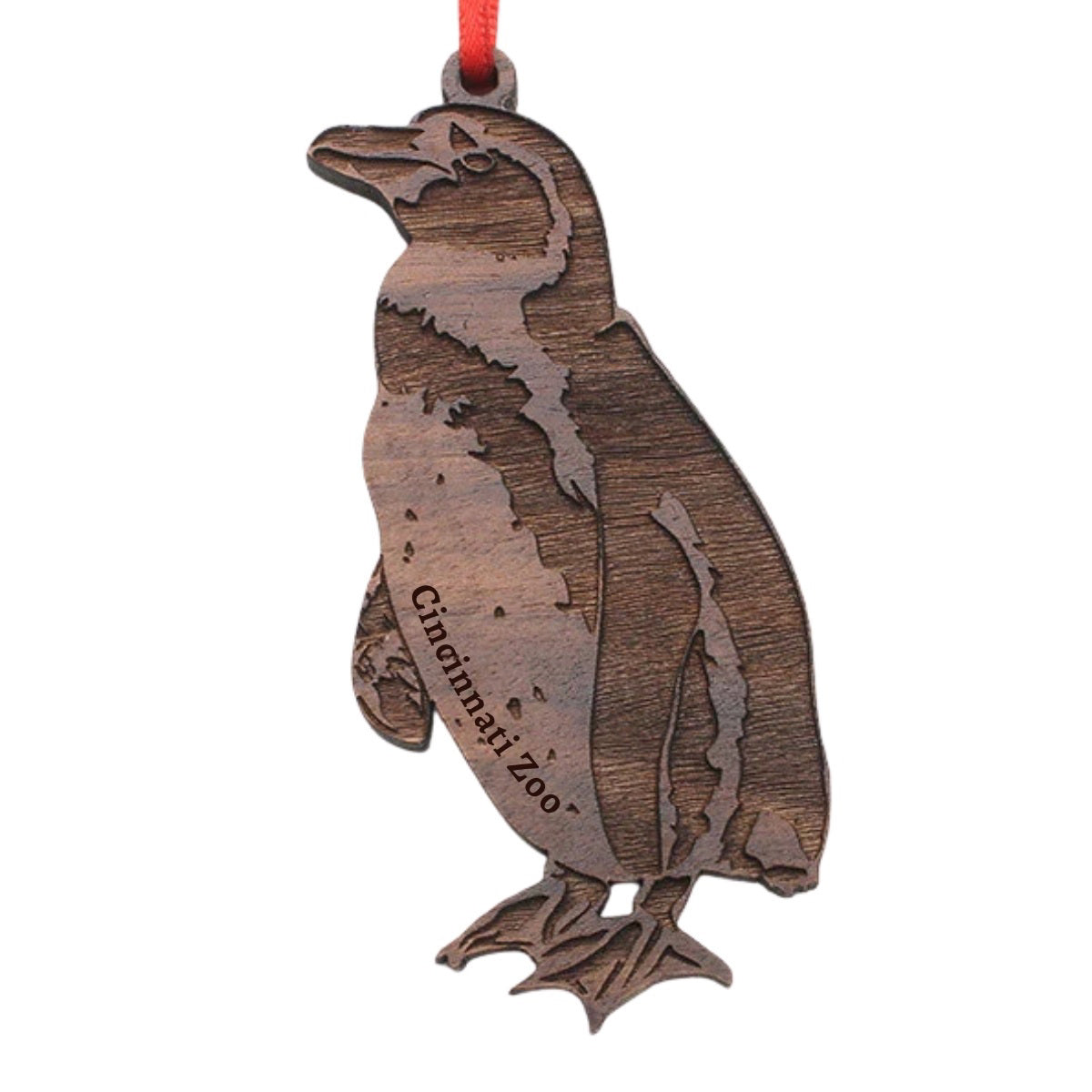 African Penguin Wooden Ornament
