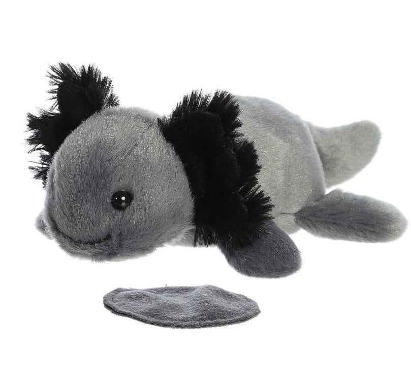 Black Axolotl Shoulderkins Plush
