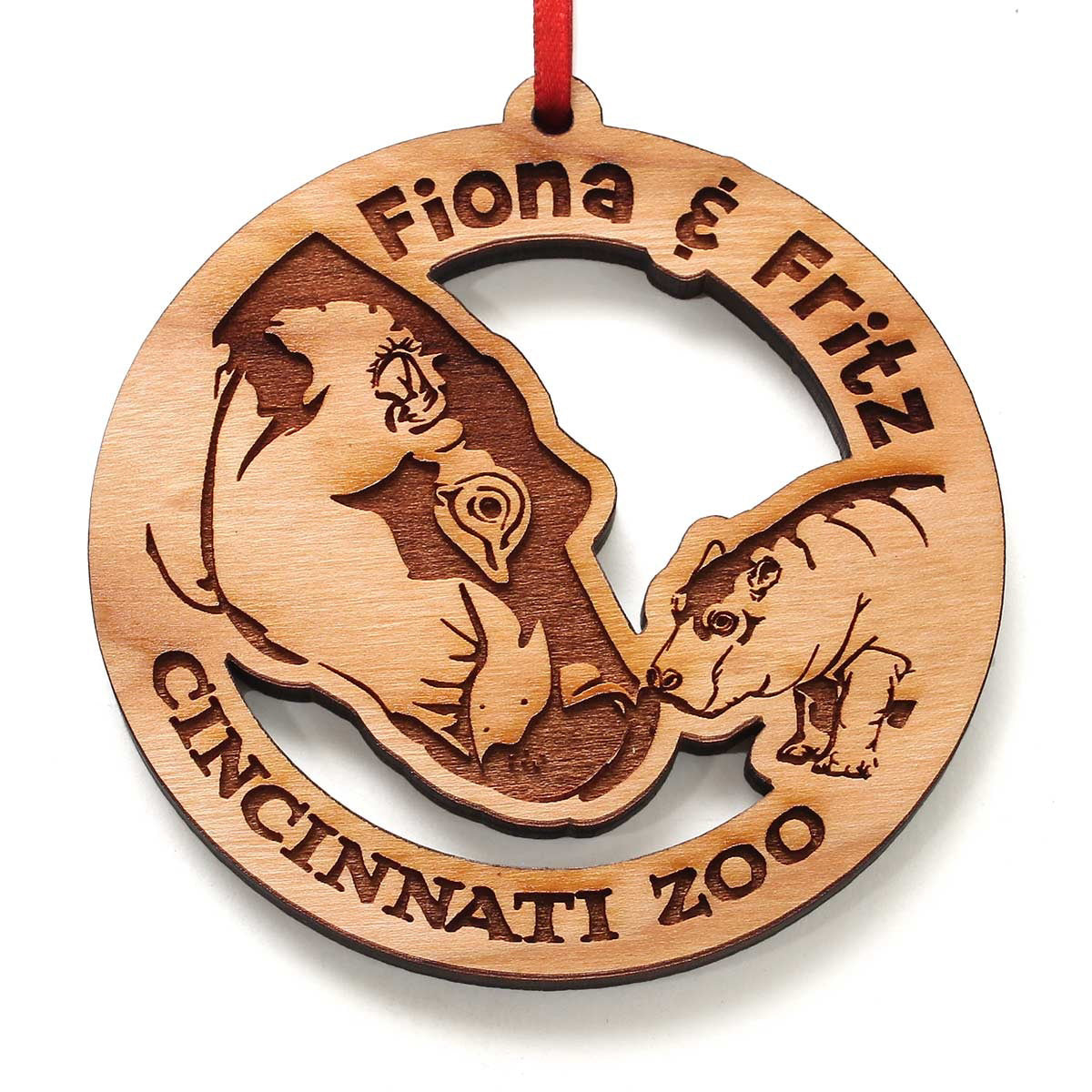 Ornament Wood Fiona & Fritz