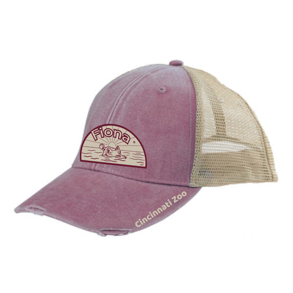Hat Adult Patch Fiona Red