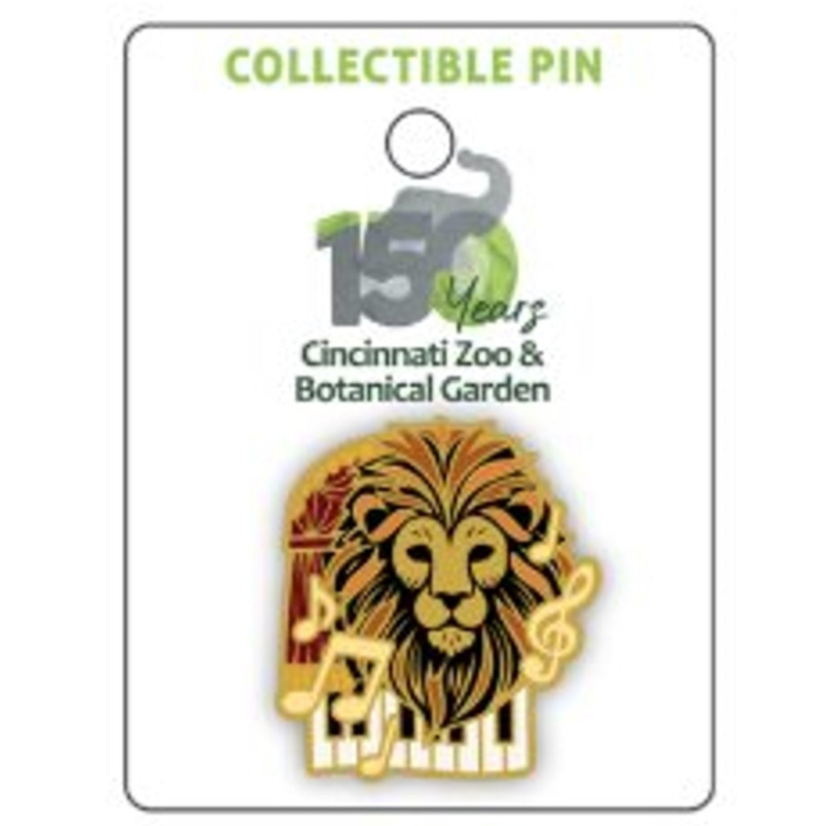 Lion Music Note W/Backer