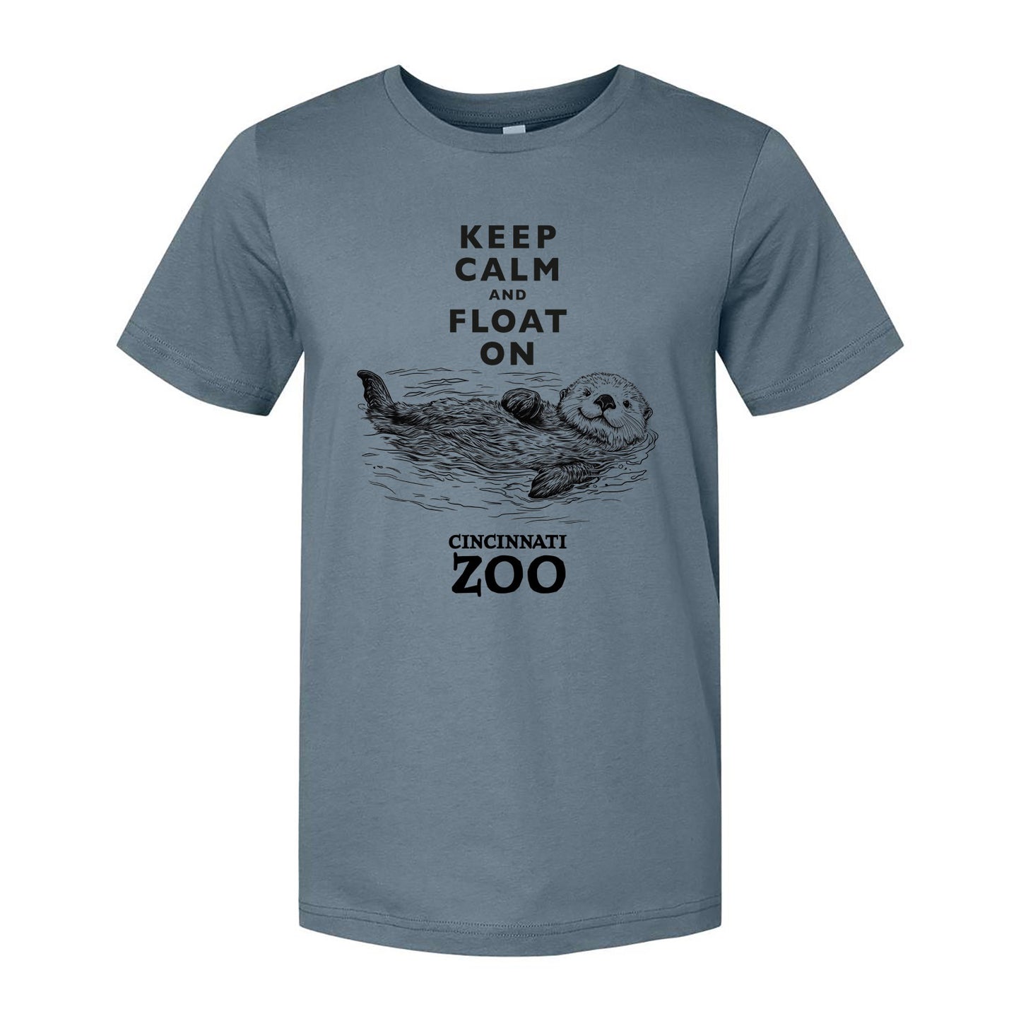 Keep Calm and Float On Sea Otter Tee