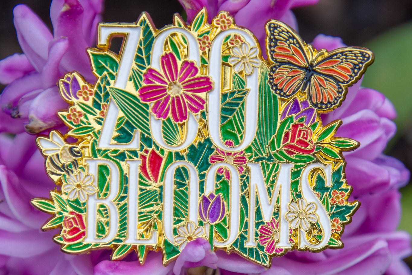 Zoo Blooms Pin
