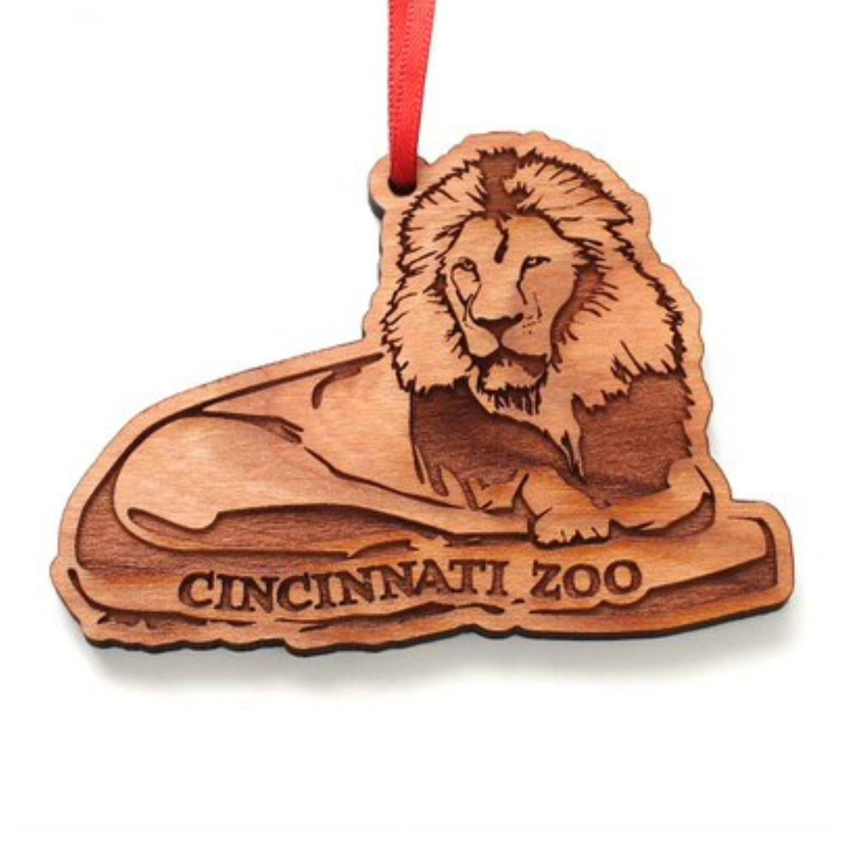 Ornament Wood John the Lion
