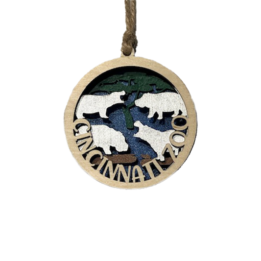 ORNAMENT HIPPO COLLAGE