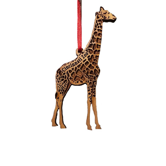 Ornament Wood Giraffe