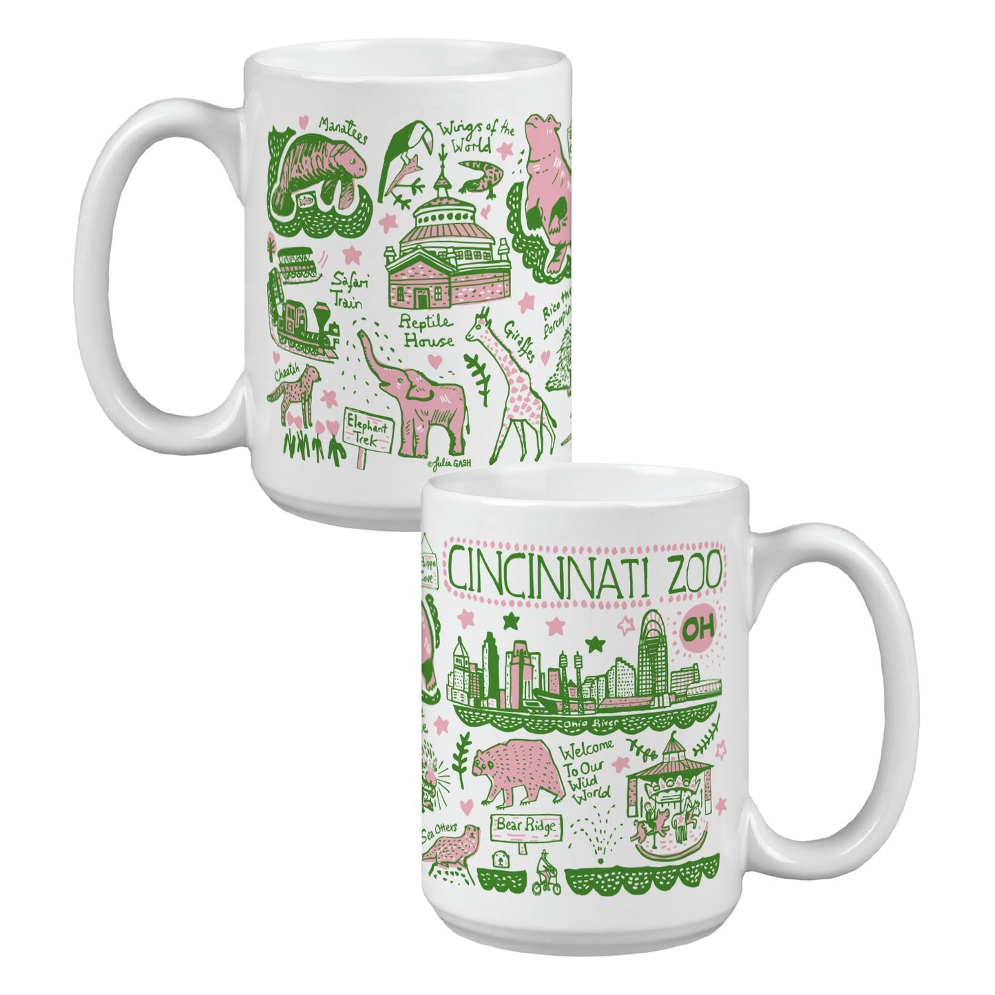 Cincinnati Zoo Collage Mug