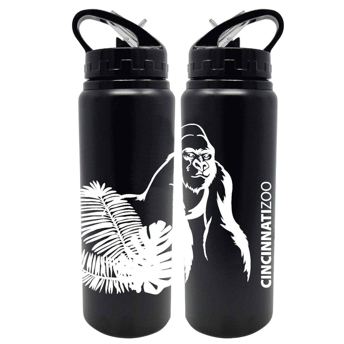 Bottle Gorilla Silhouette Cincinnati Zoo