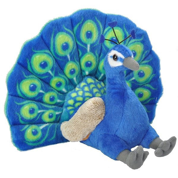 Peacock Plush 12"