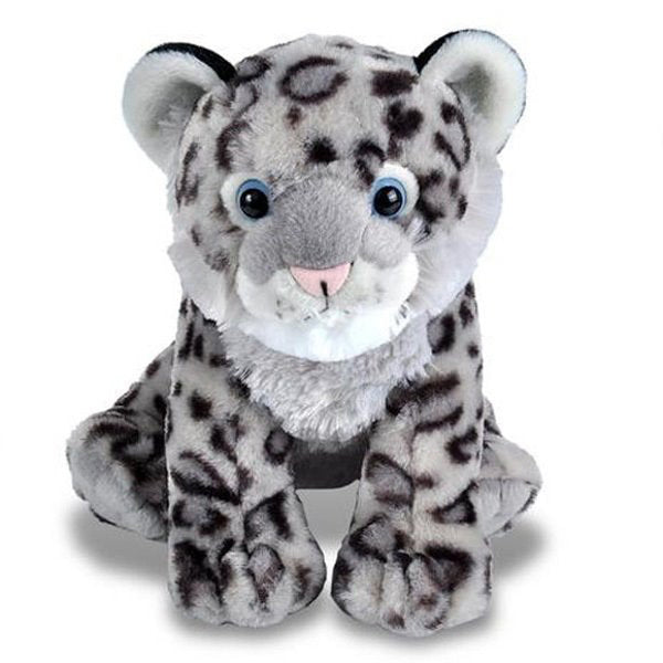 Snow Leopard Cub Plush 12"