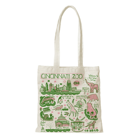Cincinnati Zoo Collage Tote