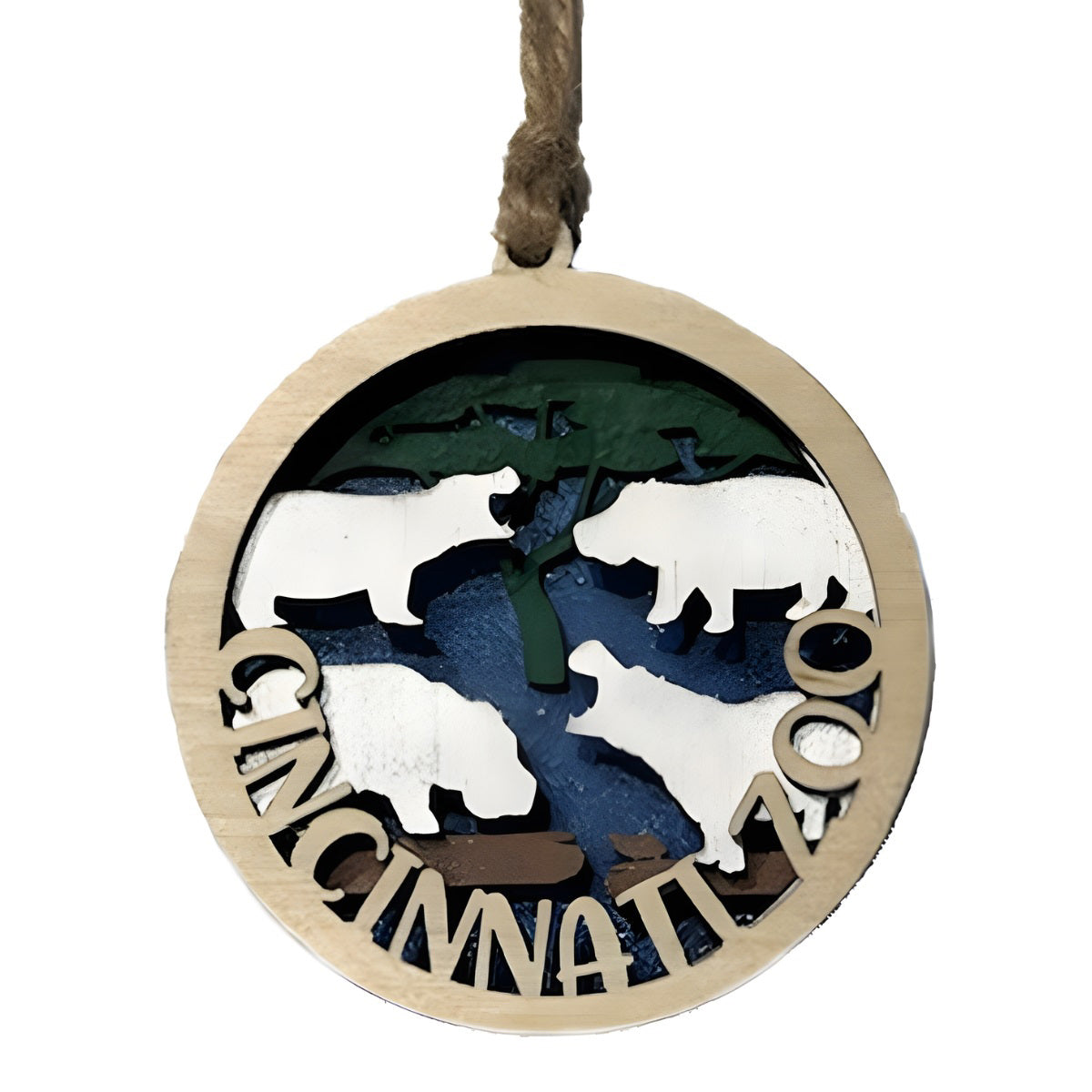 Ornament Hippo Collage