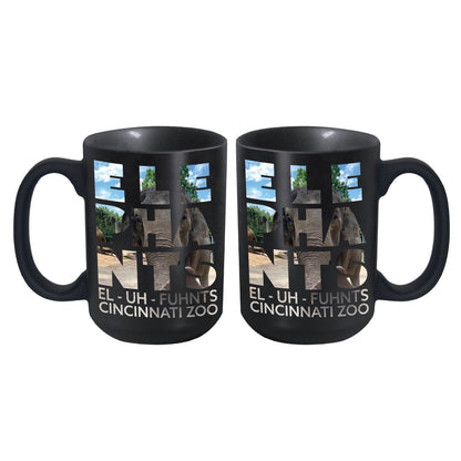 Mug Elephants Stacked Cincinnati Zoo