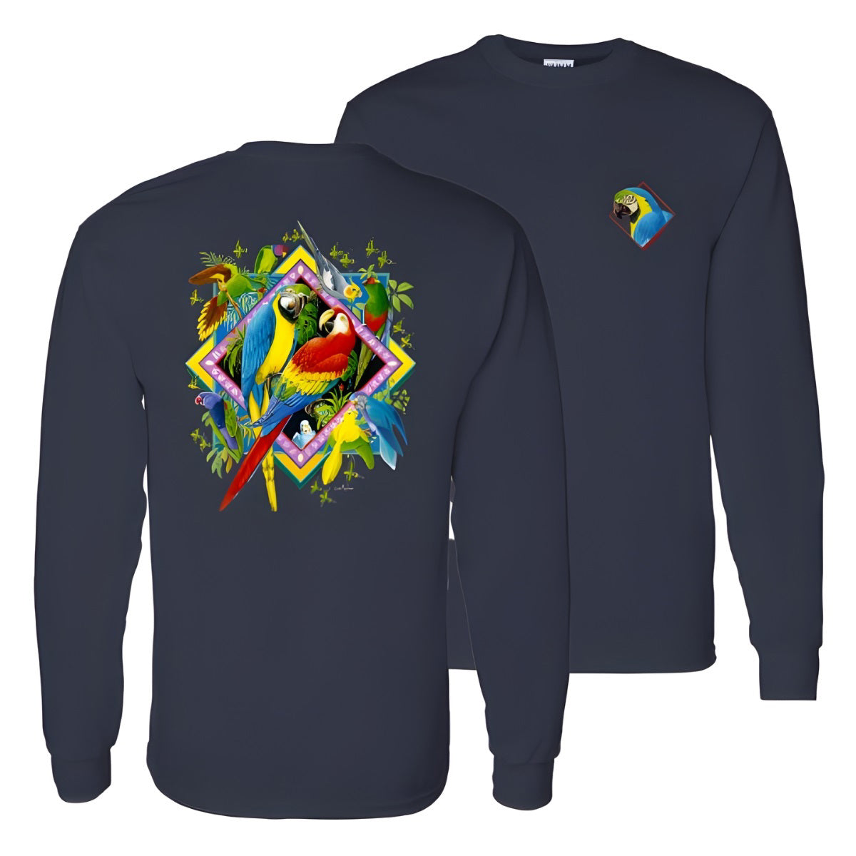 Tee Long Sleeved Macaws Rossin MD