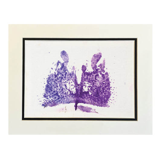 Purple Fiona Kiss Print