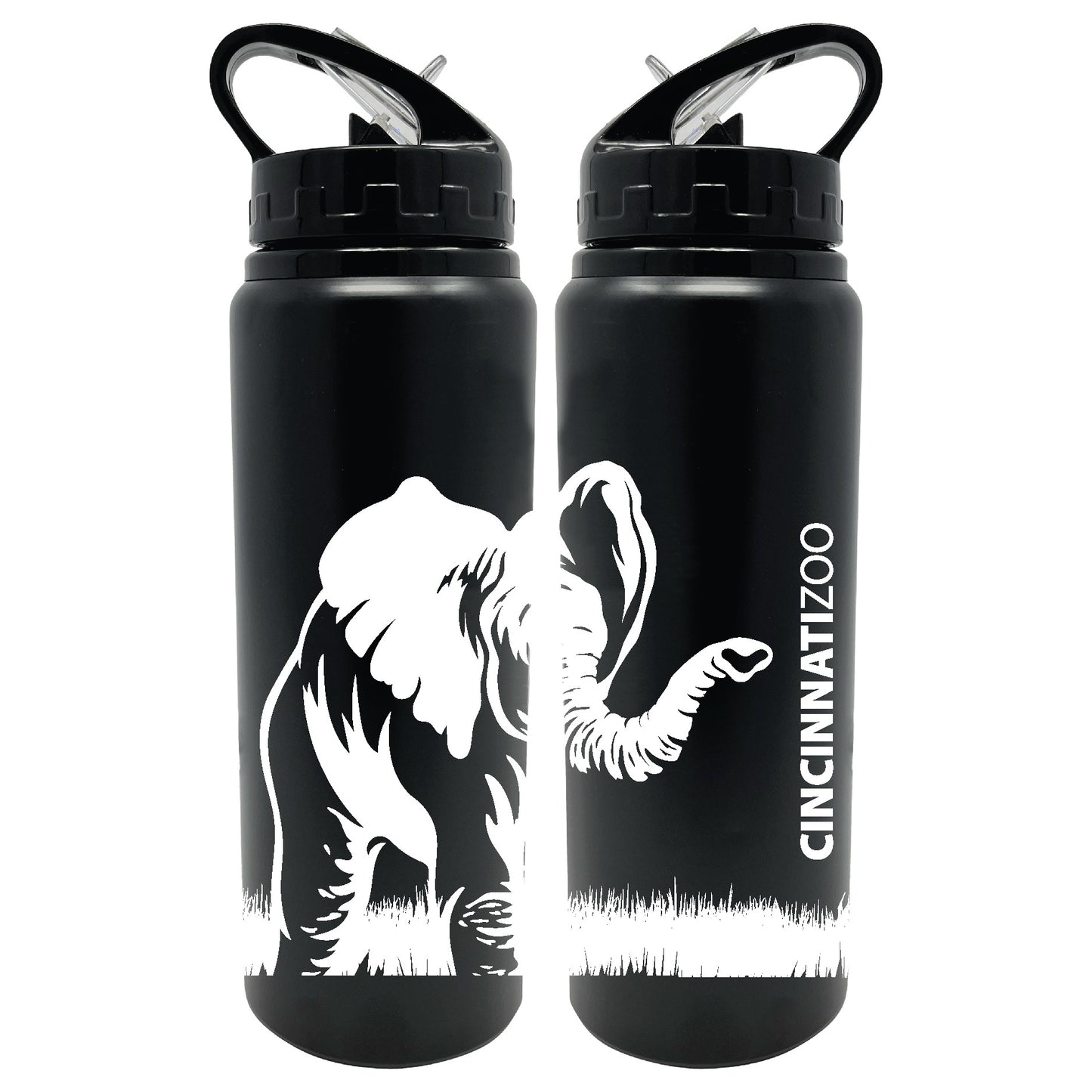 Bottle Elephant Silhouette Cincinnati Zoo