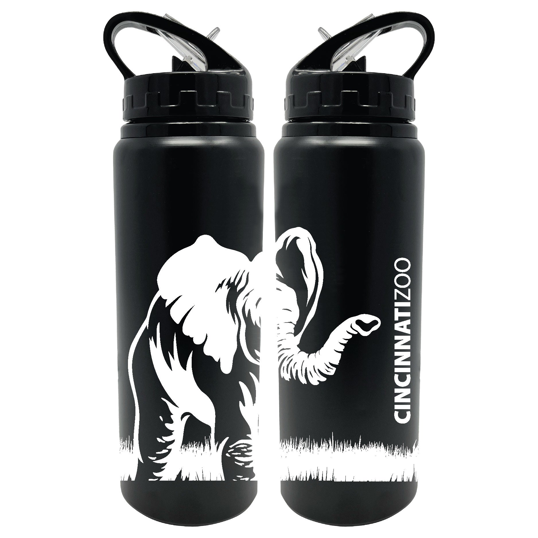 Bottle Elephant Silhouette Cincinnati Zoo