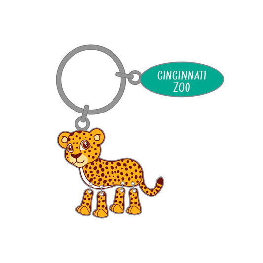 Cheetah Dangle Keychain