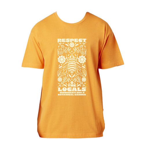 Adult Respect the Locals Bee Tee Gold
