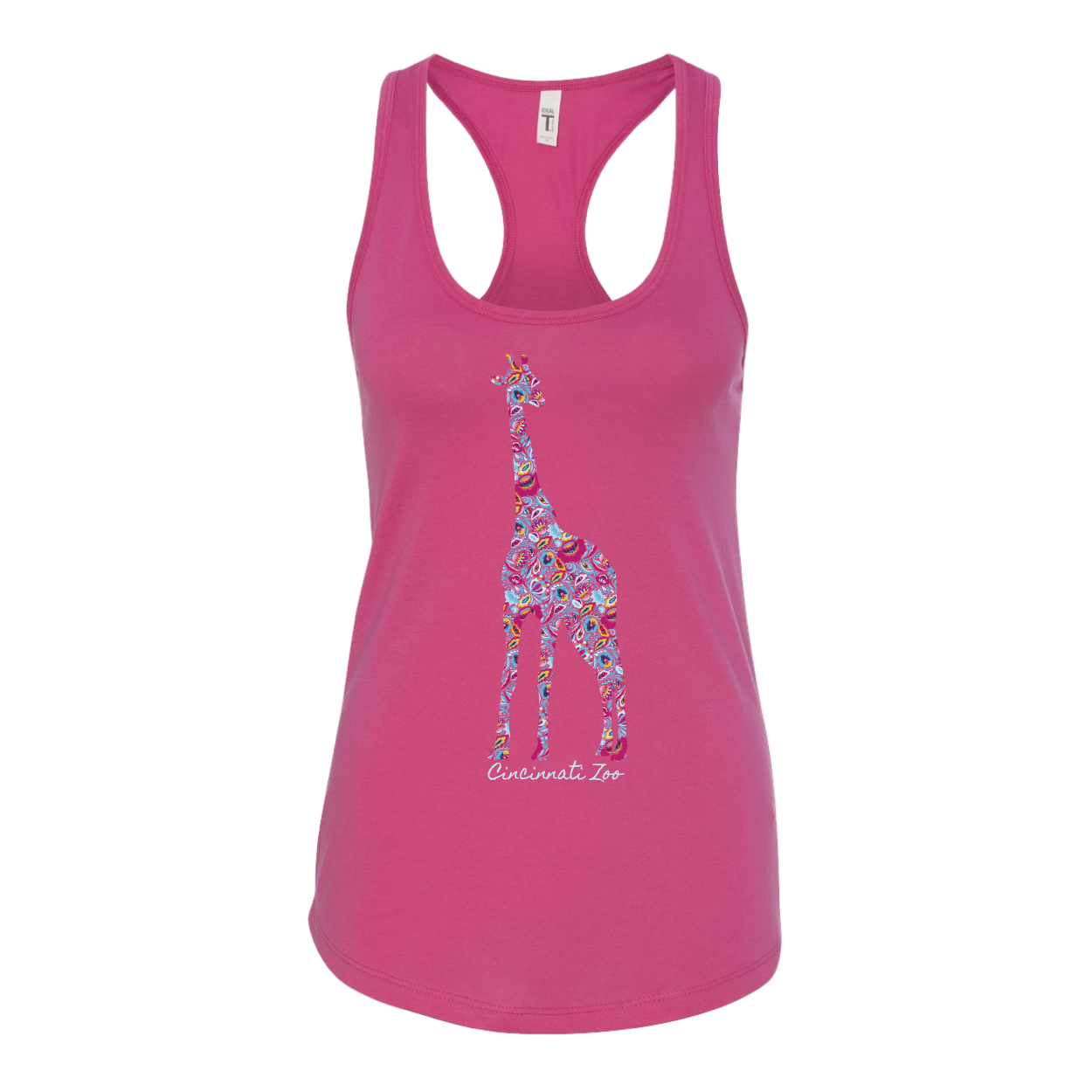 TANK LADIES FLORAL GIRAFFE 2XL