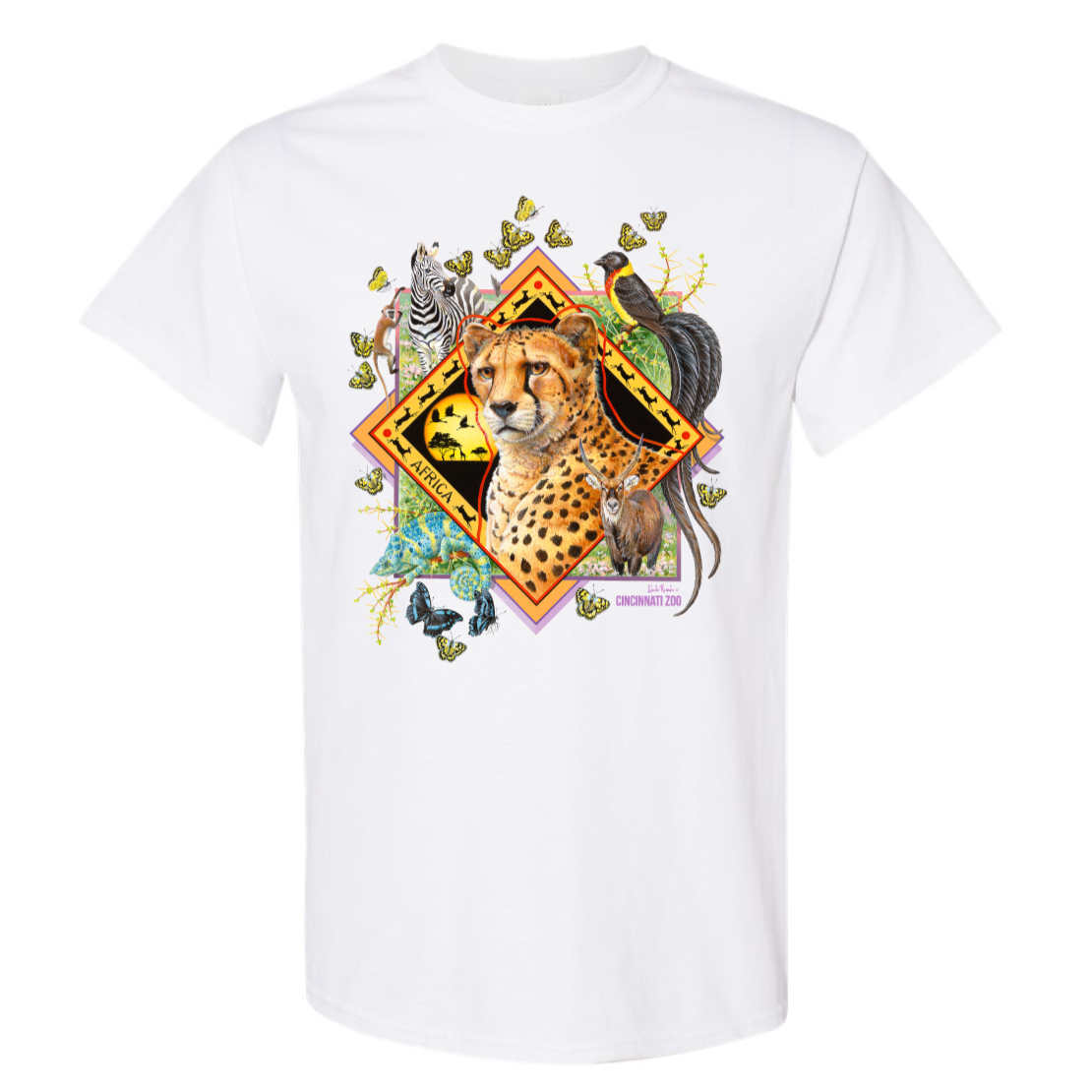 TEE ADULT ROSSIN CHEETAH