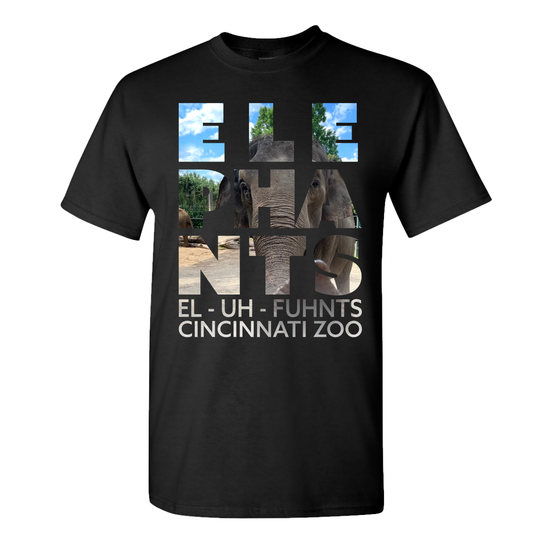 TEE ADULT ELEPHANTS STACKED 3X