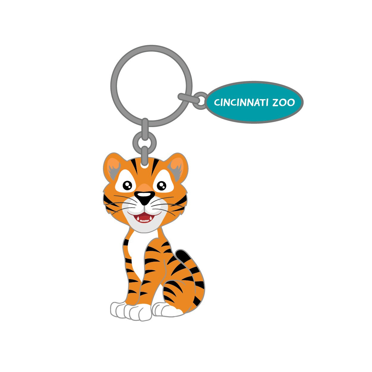 Tiger Shaker Keychain