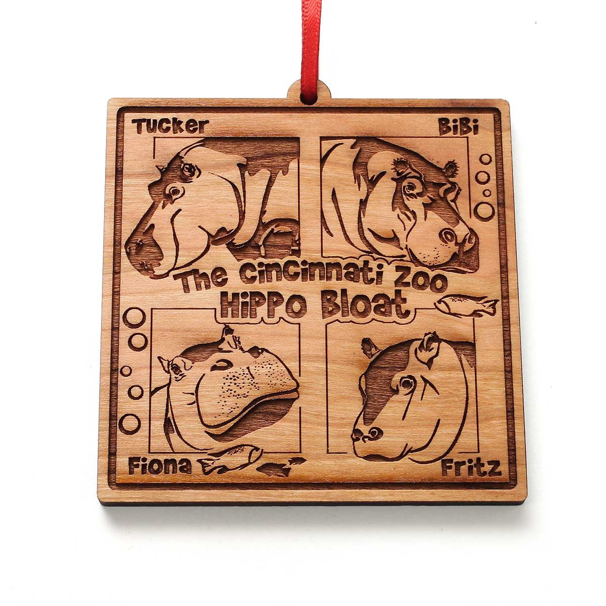 Ornament The Cincinnati Zoo Hippo Bloat