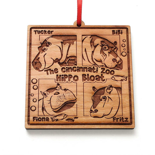 Ornament The Cincinnati Zoo Hippo Bloat