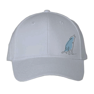 CAP ADULT LINE ART WOLF