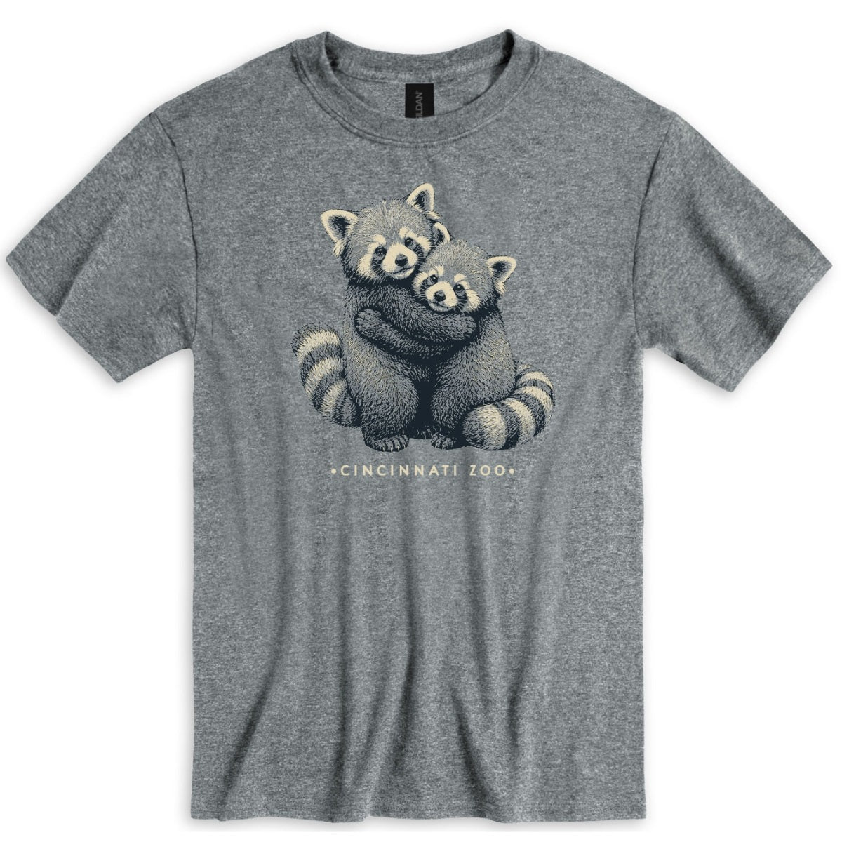 Red Panda Hugs Tee Adult