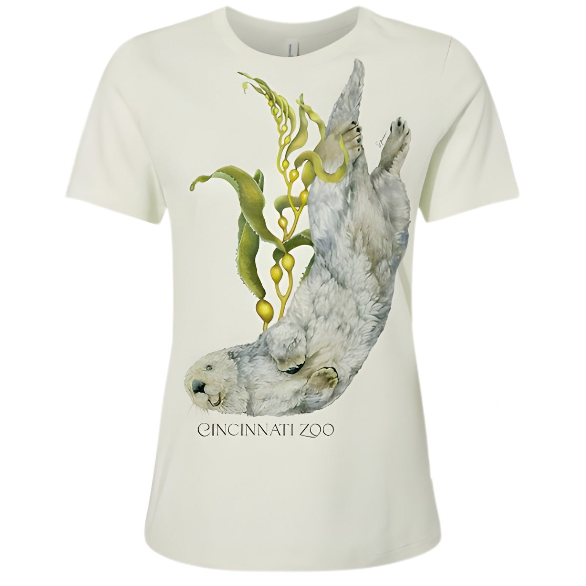 Sea Otter Swim Ladies Tee