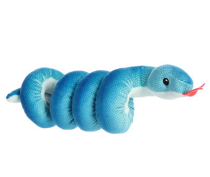 Blue Pit Viper Snake Wrist Plush