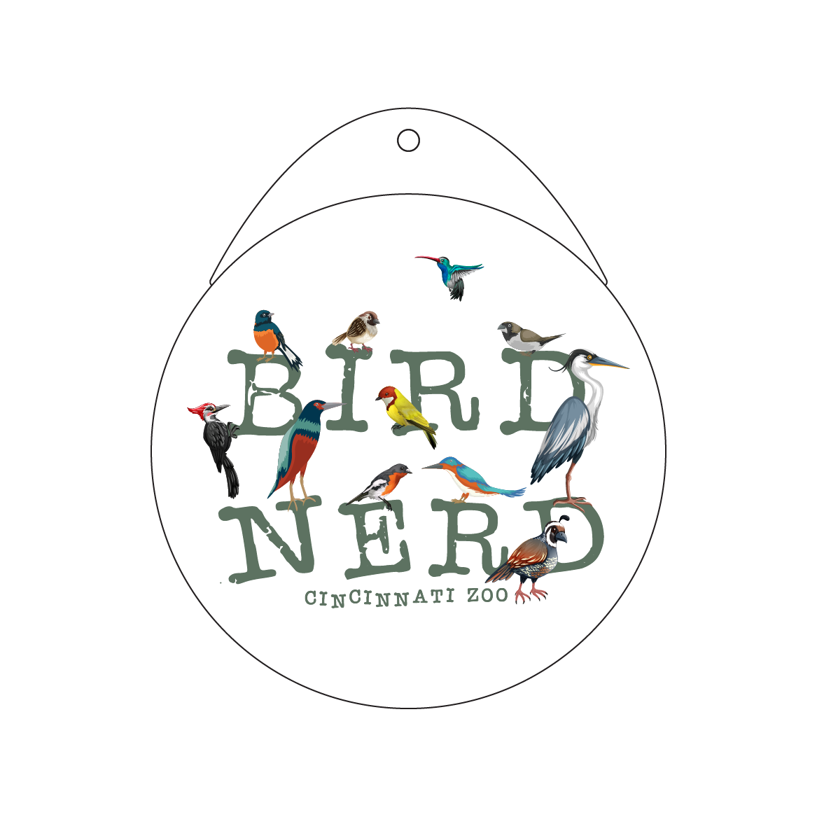 Bird Shirt Sticker