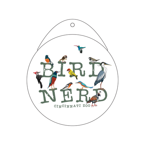 STICKER BIRD NERD