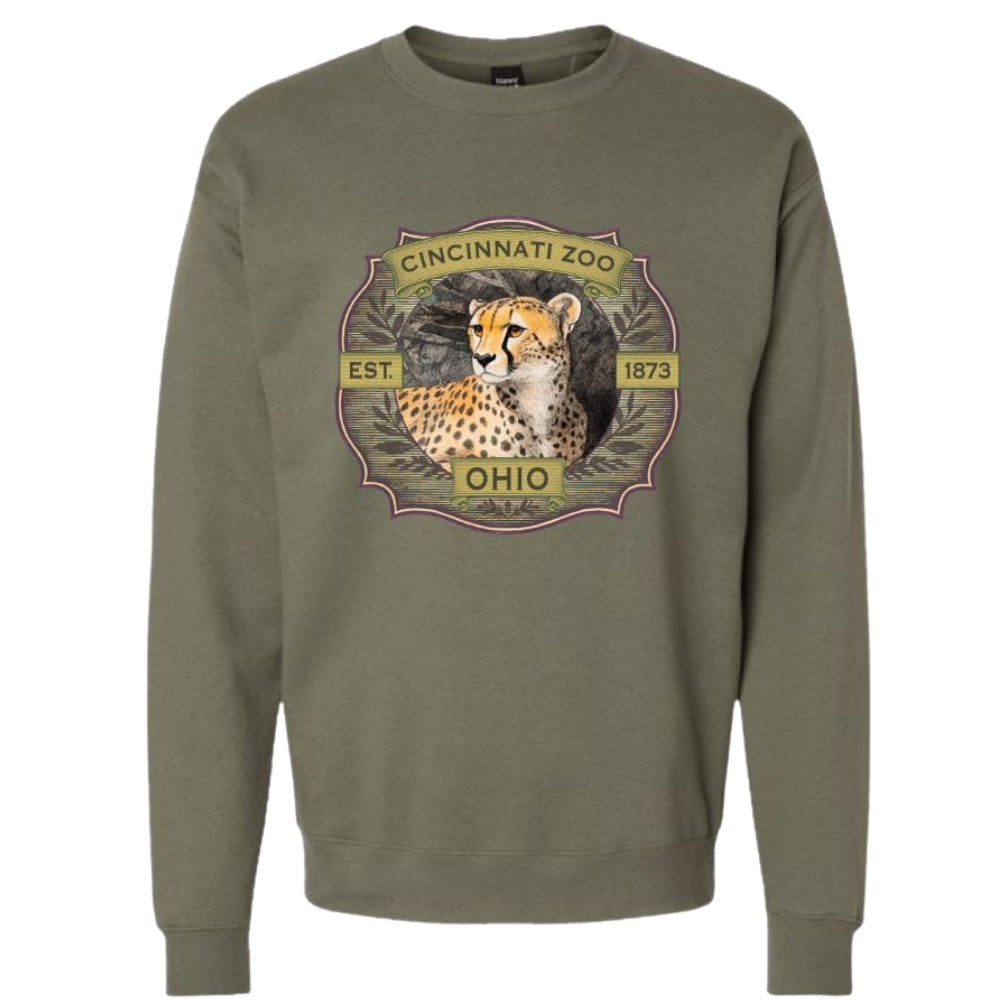 CREW AD VINTAGE CHEETAH BADGE