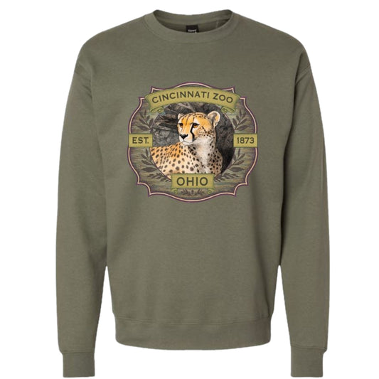 CREW AD VINTAGE CHEETAH BADGE