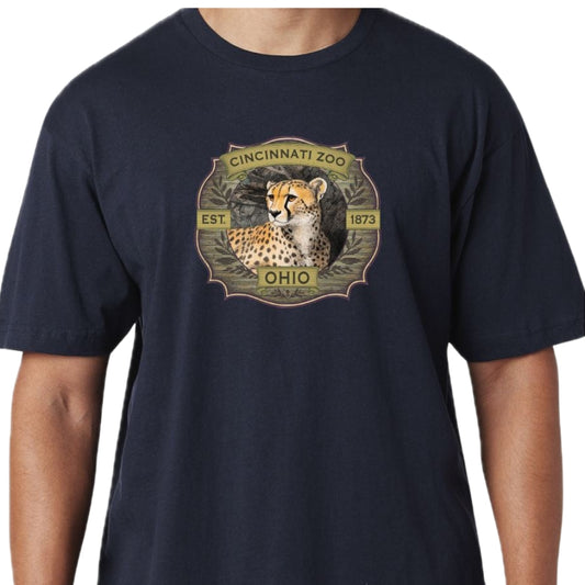 TEE AD VINTAGE CHEETAH BADGE