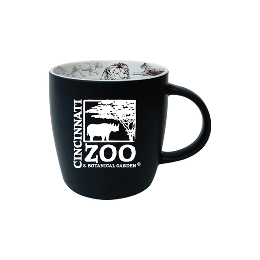 MUG REPEAT LION BLACK