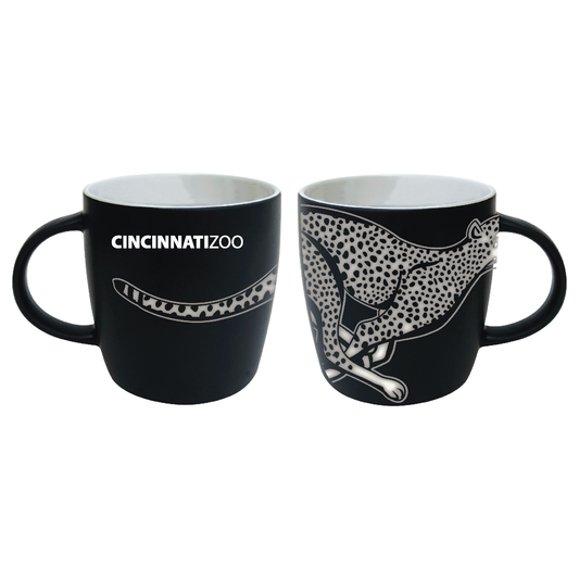 MUG ETCHED CHEETAH