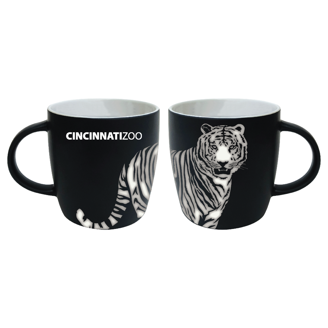 MUG ETCHED TIGER