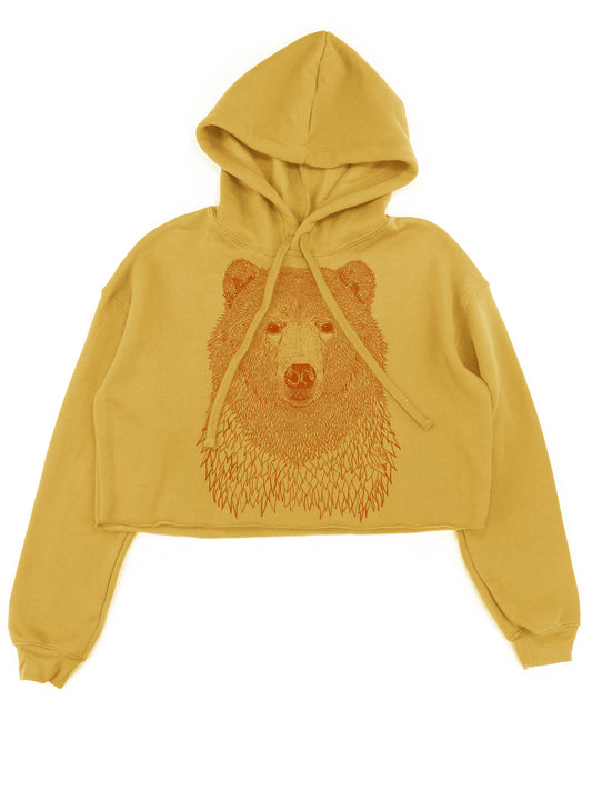 Bear Crop Hoodie