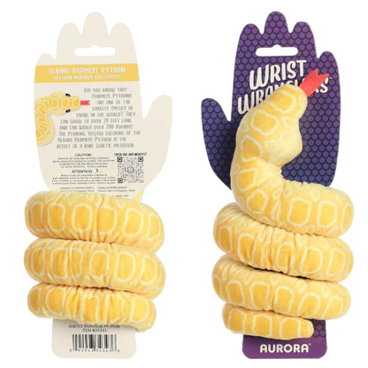 Albino Burmese Python Wrist Plush
