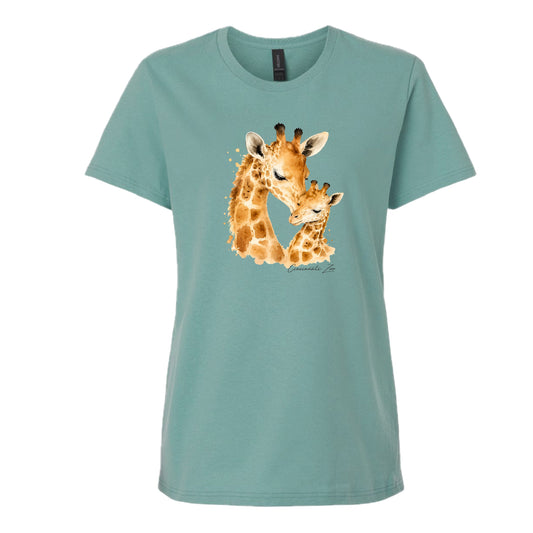 Giraffe Mama & Baby Tee