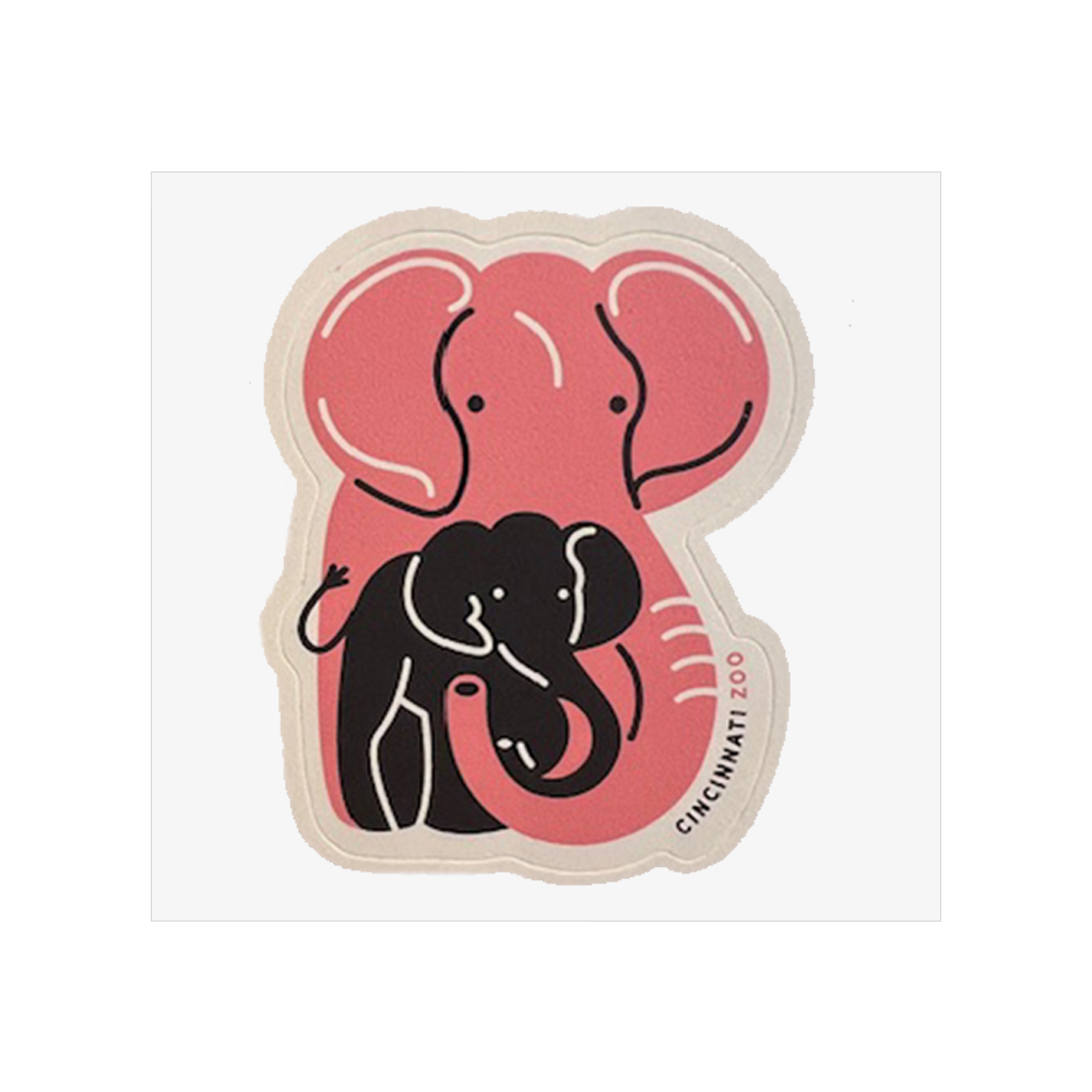 STICKER ARTISTIC ELEPHANTS