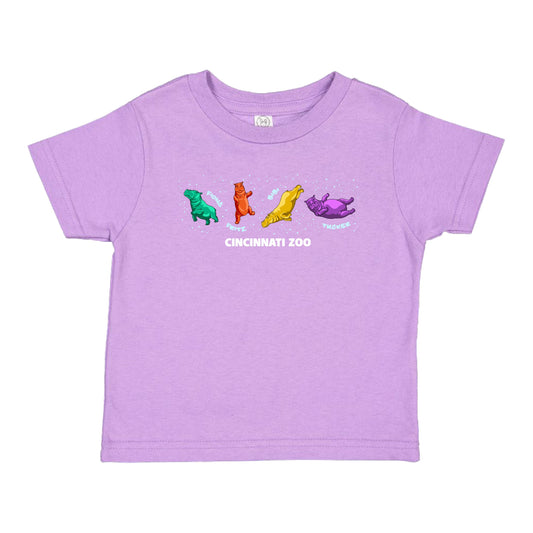 Bloat Repeat Toddler Tee Lavender