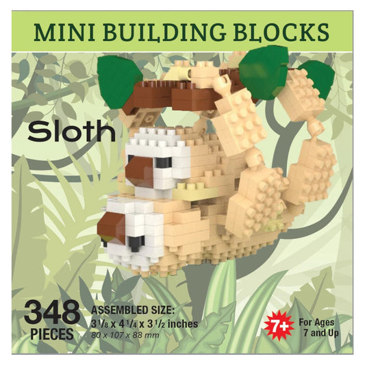 Sloth Mom & Baby Mini Building Blocks