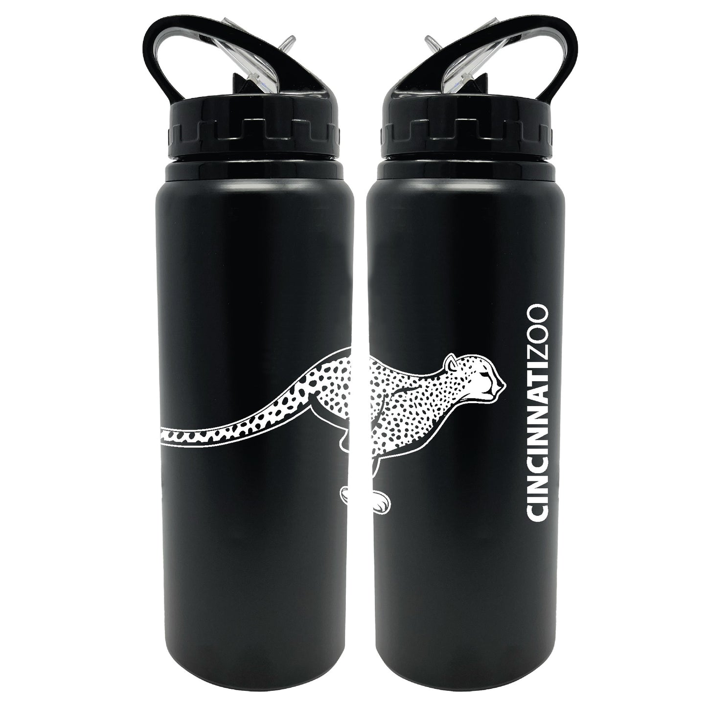 Bottle Cheetah Silhouette Cincinnati Zoo