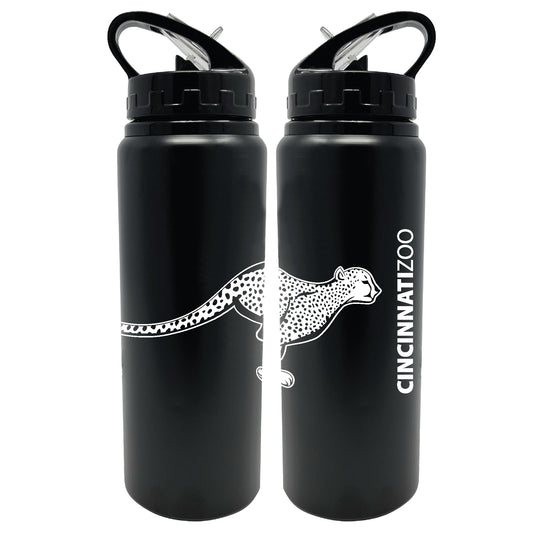 Bottle Cheetah Silhouette Cincinnati Zoo