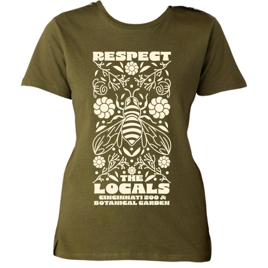 Ladies Respect the Locals Bee Tee